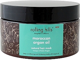 Kup Maska do włosów z olejkiem arganowym - Rolling Hills Moroccan Argan Oil Natural Hair Mask
