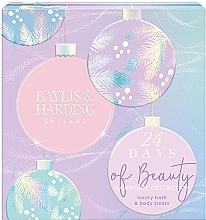 Kalendarz adwentowy, 24 produkty - Baylis & Harding Jojoba, Vanilla & Almond Oil 24 Days Of Beauty Gift Set — Zdjęcie N1