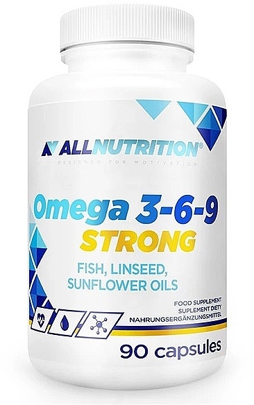 Suplement diety Omega 3-6-9 Strong - Allnutrition Omega 3-6-9 Strong — Zdjęcie N1