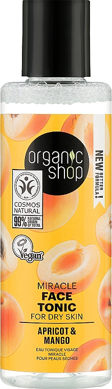 Tonik do twarzy Morela i Mango - Organic Shop Face Tonic — Zdjęcie N1