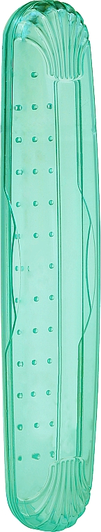 Etui na szczoteczkę do zębów, 88049, przezroczysto-zielone - Top Choice — Zdjęcie N1