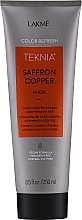 Kup Maska odświeżająca kolor włosów w odcieniach miedzi - Lakmé Teknia Saffron Copper Mask Refresh