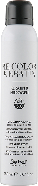 Spray z azotem i keratyną do włosów - Be Hair Be Color Keratin & Nitrogen — Zdjęcie N1