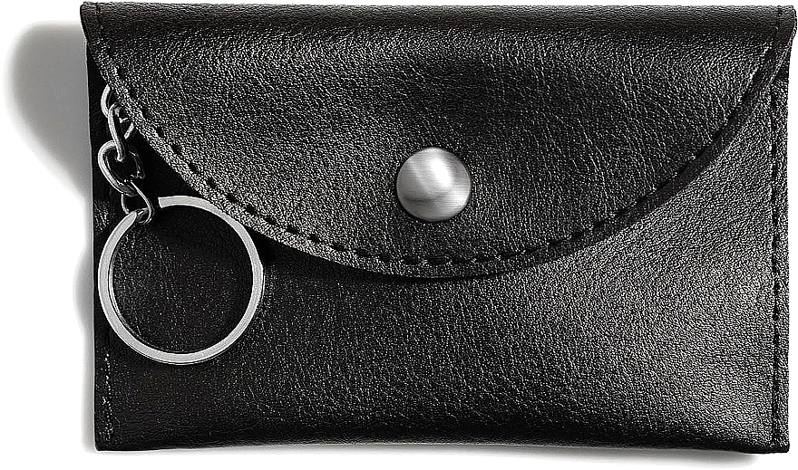 Etui na klucze, czarne, Deep Black - Makeup Pocket Key Holder — фото N2