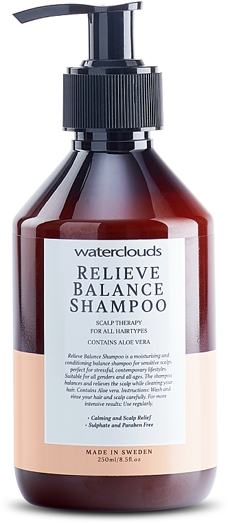 Szampon z aloesem do zestresowanych włosów - Waterclouds Relieve Balance Shampoo — Zdjęcie N1