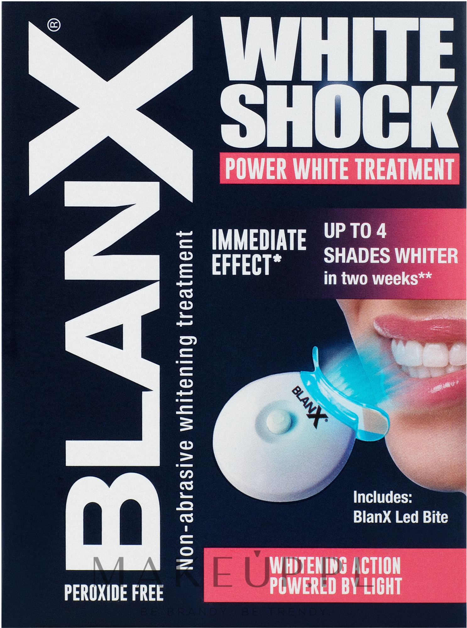 Zaawansowany system do wybielania zębów lampą LED - BlanX White Shock Power White Treatment + Led Bite — Zdjęcie 50 ml
