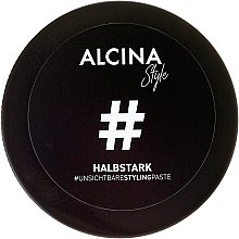 Średnio utrwalająca pasta do włosów - Alcina Style Invisible Styling Paste — Zdjęcie N1