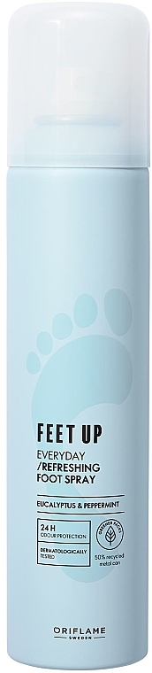 Odświeżający dezodorant do stóp w sprayu - Oriflame Feet Up Everyday Refreshing Foot Spray — Zdjęcie N1