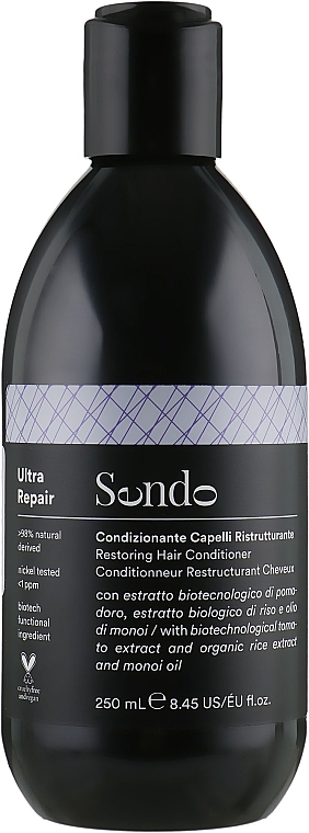 Silnie odbudowująca odżywka do włosów zniszczonych - Sendo Ultra Repair Restoring Hair Conditioner