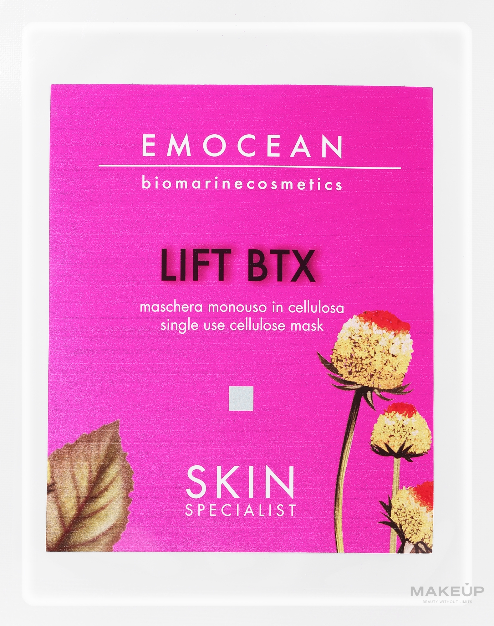 Maseczka do twarzy o działaniu liftingującym i wypełniającym zmarszczki - Emocean Skin Specialist Lift BTX Mask — Zdjęcie 20 ml