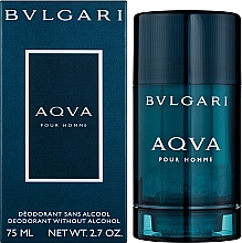 Bvlgari Aqva Pour Homme - Dezodorant w sztyfcie — Zdjęcie N2