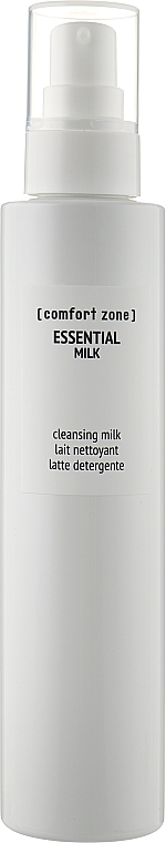 Jedwabiste mleczko oczyszczające do twarzy - Comfort Zone Essential Cleansing Milk — Zdjęcie N1