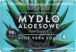 Kup Aloesowe mydło w kostce z gliceryną - Barwa Naturalna
