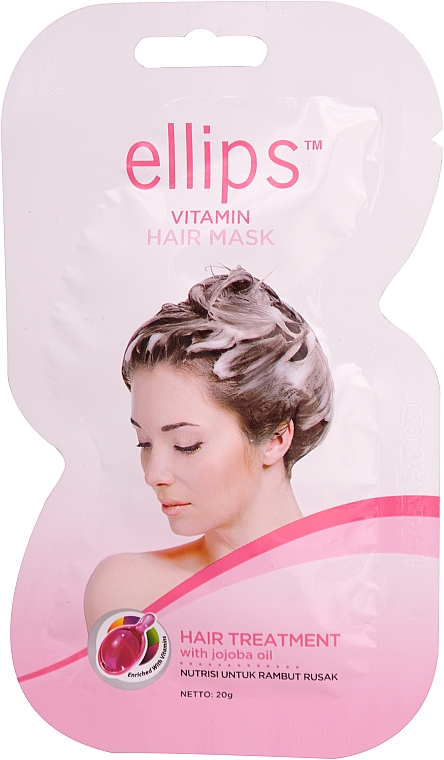 Maska do włosów z olejkiem jojoba Hair Therapy - Ellips Vitamin Hair Mask Hair Treatment