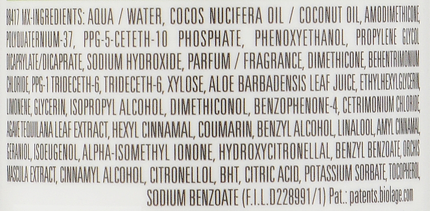 Wielofunkcyjny spray z olejem kokosowym do wszystkich rodzajów włosów - Biolage All-In-One Coconut Infusion Multi-Benefit Spray — Zdjęcie N3
