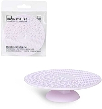 Mata do czyszczenia pędzli, fioletowa - IDC Institute 2-in-1 Brush Cleaning Mat — Zdjęcie N1