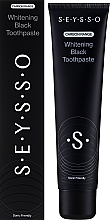 Wybielająca pasta do zębów - SEYSSO Carbon Black Toothpaste — Zdjęcie N2