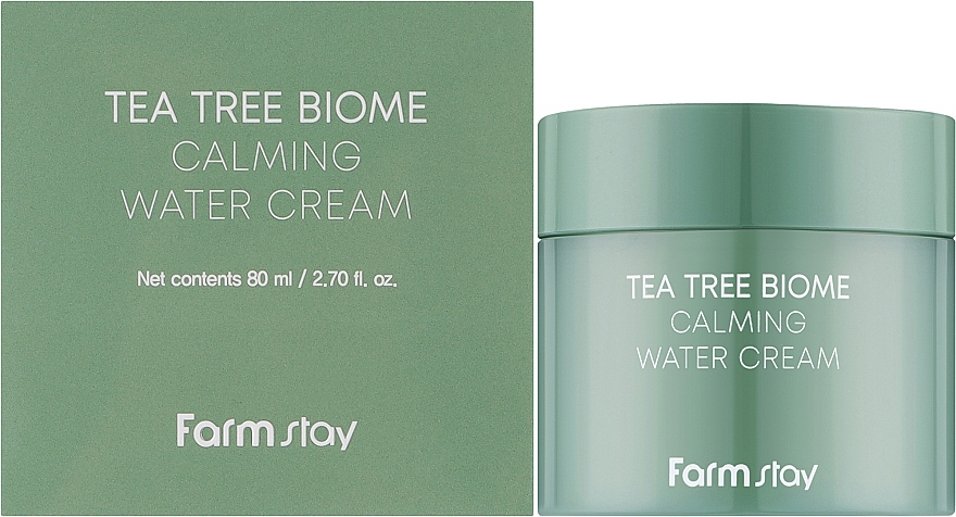 Nawilżający krem ​​z ekstraktem z drzewa herbacianego - Farm Stay Tea Tree Biome Calming Water Cream — Zdjęcie N2