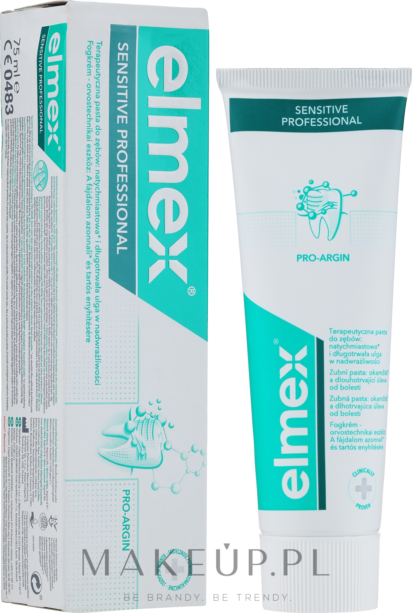 Terapeutyczna pasta do zębów na nadwrażliwość - Elmex Sensitive Professional — Zdjęcie 75 ml