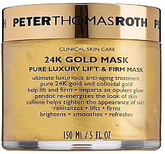 Dyniowa maska enzymatyczna do twarzy - Peter Thomas Roth 24k Gold Mask Pure Luxury Lift & Firm — Zdjęcie N2