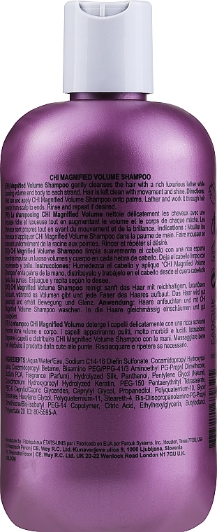 Szampon zwiększający objętość włosów - CHI Magnified Volume Shampoo — Zdjęcie N4