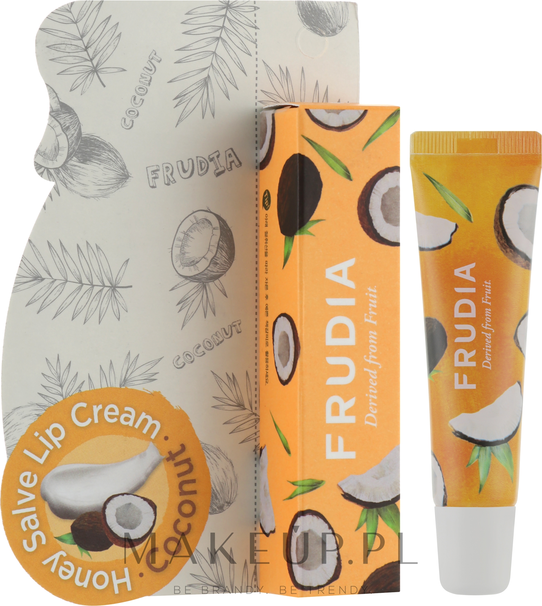 Zmiękczający krem do ust z kokosem - Frudia Coconut Honey Salve Lip Cream — Zdjęcie 10 g