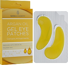 Płatki pod oczy z olejem arganowym - Skin Academy Argan Oil Gel Eye Patches — Zdjęcie N1