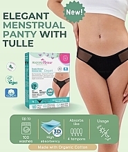 Majtki menstruacyjne Elegant - Masmi Menstrual Panties — Zdjęcie N2