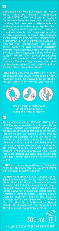 Odżywka do włosów cienkich - BasicLab Dermocosmetics Capillus — фото N3