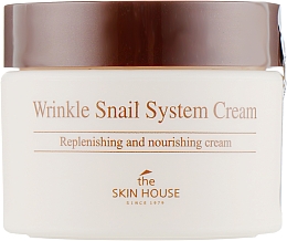 Przeciwzmarszczkowy krem ​​do twarzy ze śluzem ślimaka - The Skin House Wrinkle Snail System Cream — Zdjęcie N2
