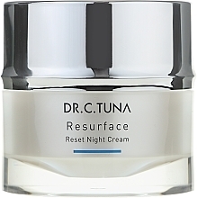Nawilżający krem do twarzy na noc - Farmasi Dr.C.Tuna Resurface Reset Night Cream — Zdjęcie N1