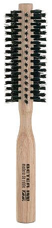 Okrągła szczotka do włosów z drewna dębowego, z mieszanym włosiem - Beter Round Brush Mixed Bristles Oak Wood Collection — Zdjęcie N1