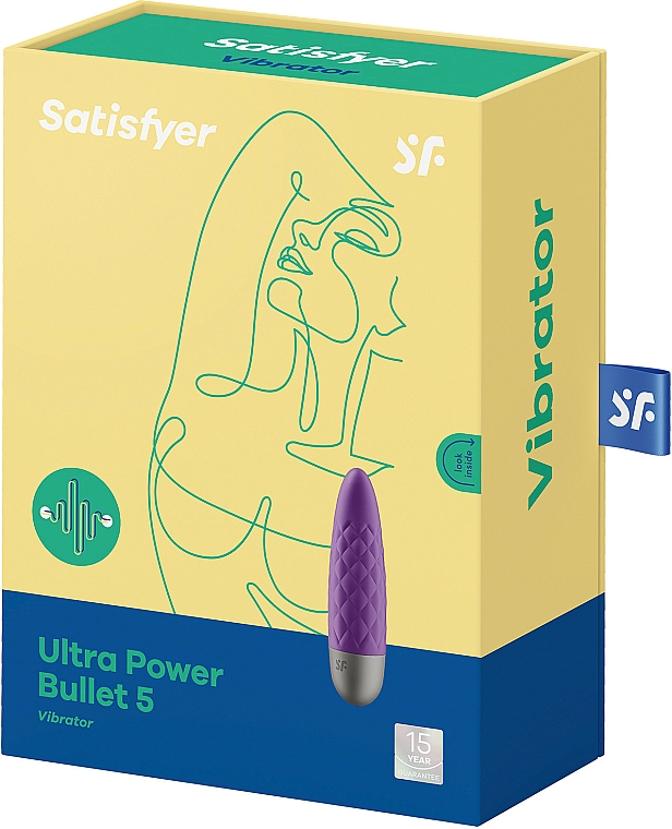 Mini wibrator, fioletowy - Satisfyer Ultra Power Bullet 5 Violet Vibrator — Zdjęcie N2
