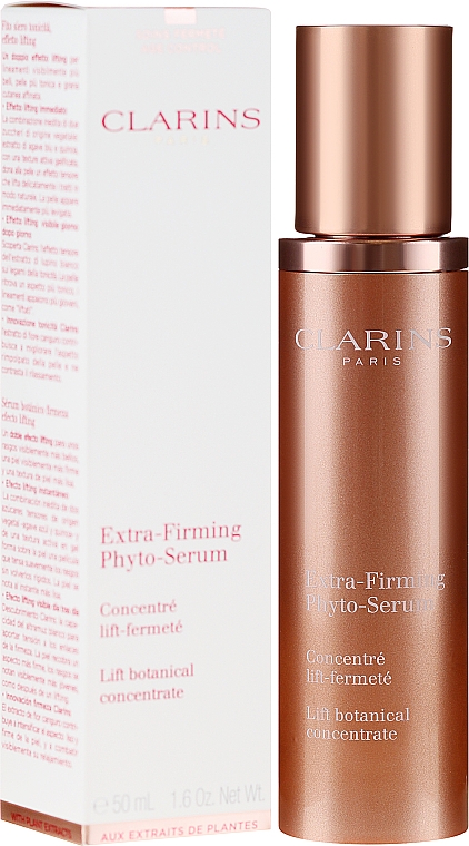 Skoncentrowane serum liftingująco-ujędrniające do twarzy - Clarins Extra-Firming Phyto-Serum — Zdjęcie N1