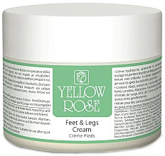 Zmiękczający, nawilżający i chłodzący krem ​​do stóp - Yellow Rose Feet And Legs Cream — Zdjęcie N1