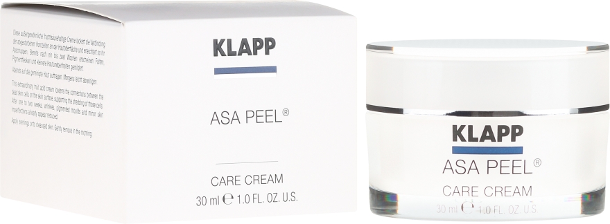 Krem peelingujący do twarzy - Klapp ASA Peel Cream ACA
