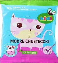 Kup Chusteczki nawilżane dla dzieci, kotek - Kidi Wet Multifunctional Wipes