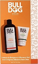 Kup Zestaw - Bulldog Skincare Original Lemon & Bergamot (sh/gel/500ml + f/cream/150ml)