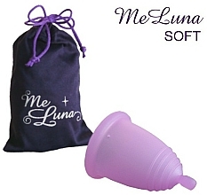 Kubeczek menstruacyjny, rozmiar M, różowy - MeLuna Soft Menstrual Cup Ball — Zdjęcie N1