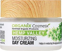 Kup Nawilżający krem ​​do twarzy na dzień z olejem z nasion konopi - Organix Cosmetix Hemp Valley Moisturizing Day Cream