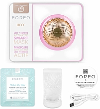 Urządzenie do nakładania maseczki na twarz - Foreo UFO Smart Mask Treatment Device Pearl Pink — Zdjęcie N3