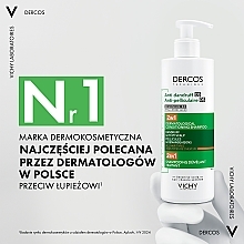 Odżywka dermatologiczna 2 w 1 przeciwłupieżowa do wszystkich rodzajów włosów i podrażnionej skóry głowy - Vichy Dercos 2in1 Shampoo — Zdjęcie N6