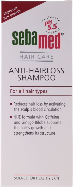 Szampon przeciw wypadaniu włosów - Sebamed Classic Anti-Hairloss Shampoo — Zdjęcie N4