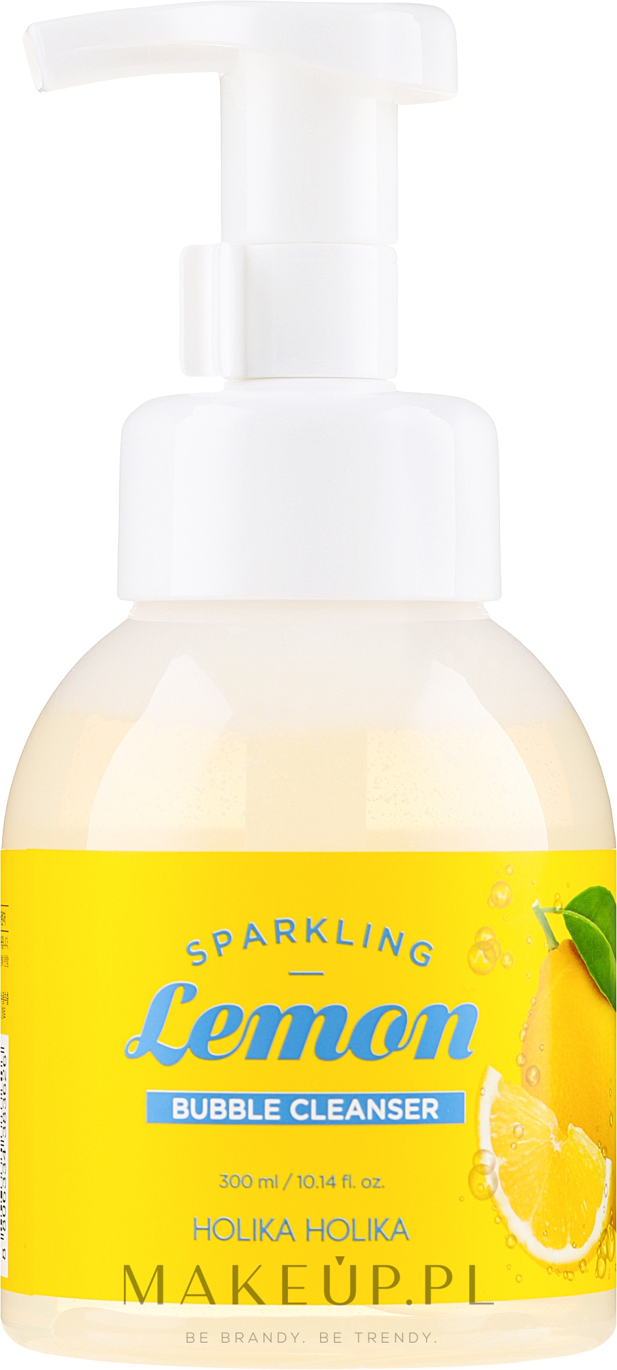 Pieniący się płyn do mycia twarzy Cytryna - Holika Holika Sparkling Lemon Bubble Cleanser — Zdjęcie 300 ml
