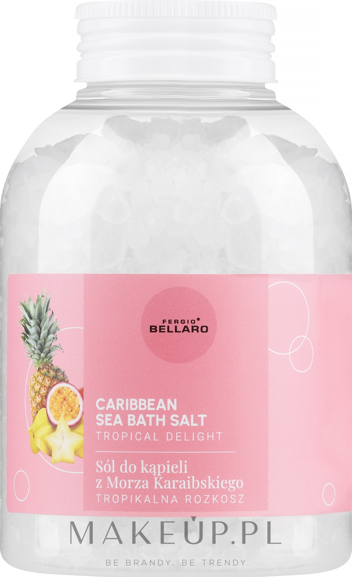 Sól do kąpieli Tropikalna rozkosz - Fergio Bellaro Caribbean Sea Bath Salt Tropical Delight — Zdjęcie 600 g