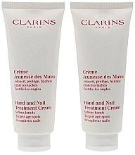 Zestaw - Clarins Jeunesse Des Mains Set (h/cream/2x100ml) — Zdjęcie N2