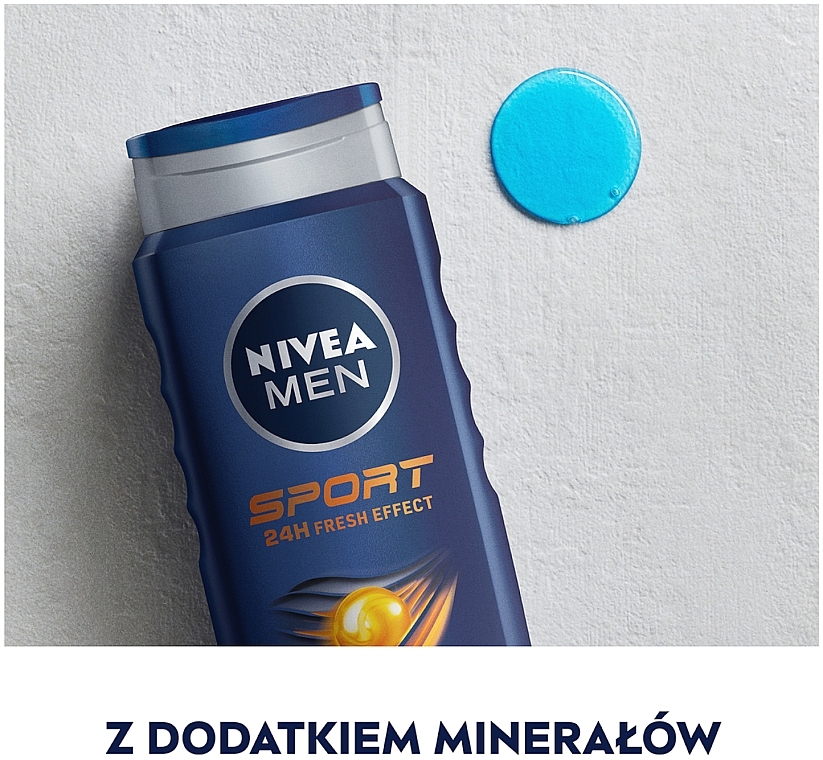 Rewitalizujący żel pod prysznic dla mężczyzn - NIVEA MEN Sport Shower Gel — Zdjęcie N2