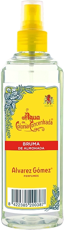 Alvarez Gomez Agua de Colonia Concentrada - Zapachowy spray do poduszek — Zdjęcie N1