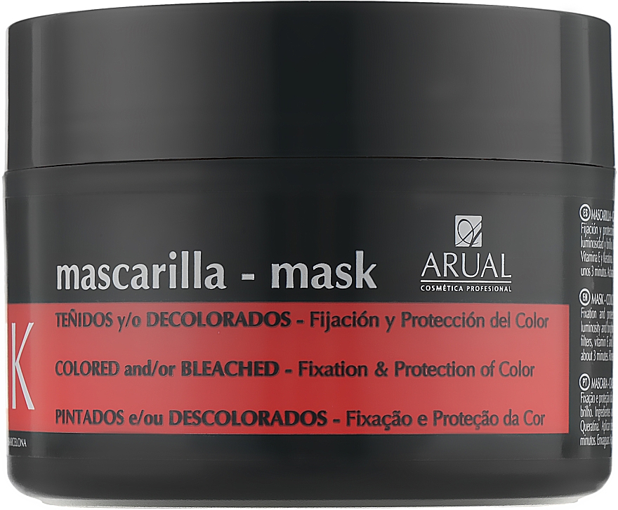 Maska do włosów farbowanych - Arual Unik Color Care Mask — Zdjęcie N1