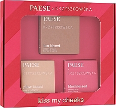 Zestaw - Paese Kiss My Cheeks 02 (highlighter/4g + bronzer/12g + blush/4g) — Zdjęcie N2